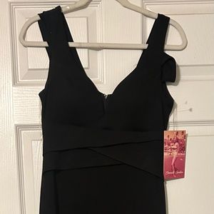 Black Formal Cocktail Dress: Size M